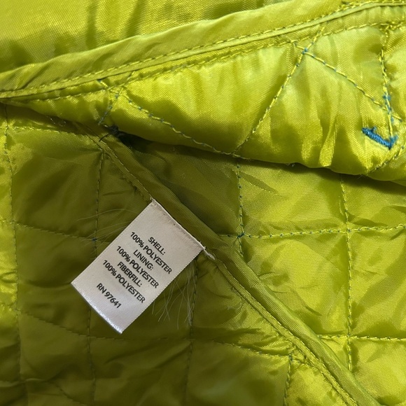 J. Jill Blue Quilted Barn Style Button up Jacket XL - Picture 4 of 8